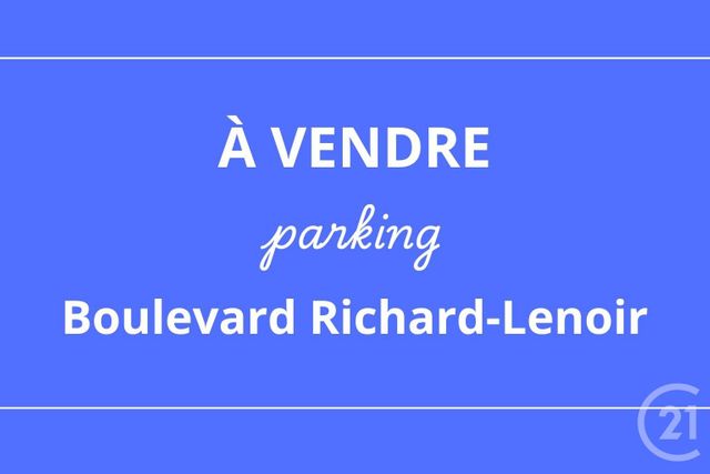 Parking à vendre PARIS