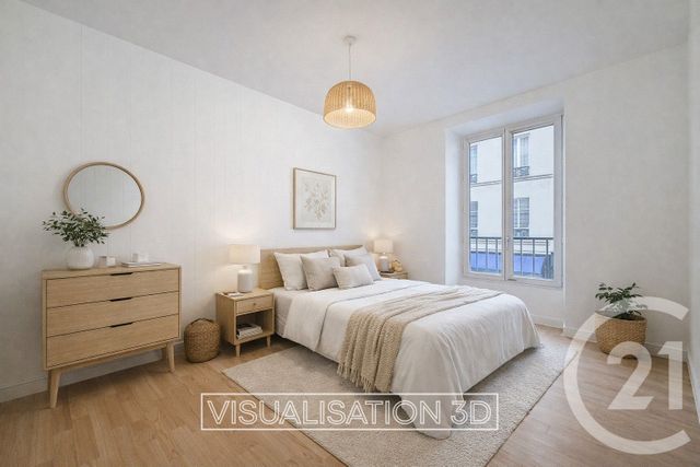 Appartement F3 à vendre - 3 pièces - 57.48 m2 - PARIS - 75011 - ILE-DE-FRANCE - Century 21 Agence De La Mairie