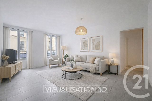 Appartement F3 à vendre - 3 pièces - 57.48 m2 - PARIS - 75011 - ILE-DE-FRANCE - Century 21 Agence De La Mairie