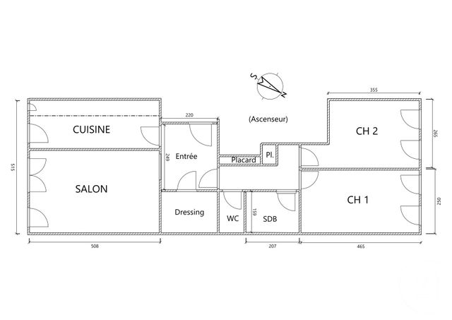 Appartement F3 à vendre - 3 pièces - 65.85 m2 - PARIS - 75011 - ILE-DE-FRANCE - Century 21 Agence De La Mairie