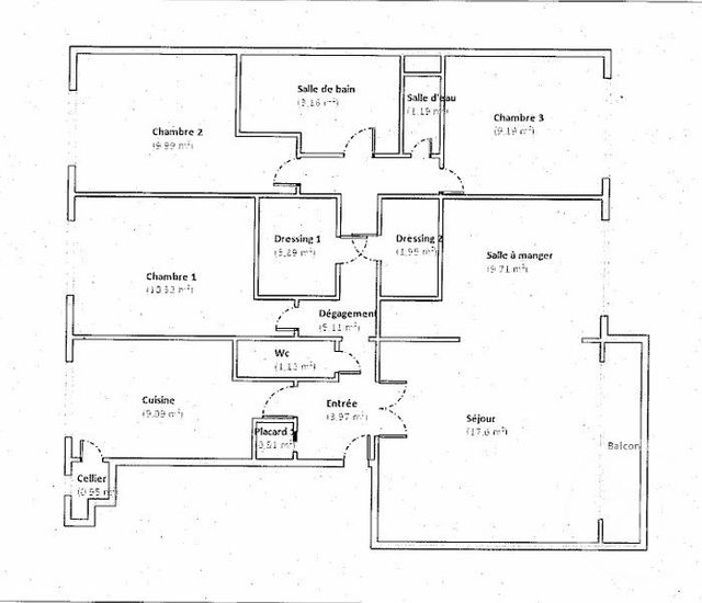 Appartement F4 à vendre - 5 pièces - 87.45 m2 - YERRES - 91 - ILE-DE-FRANCE - Century 21 Agence De La Mairie