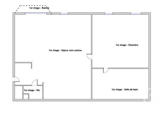 Appartement à vendre - 2 pièces - 44.52 m2 - SURESNES - 92 - ILE-DE-FRANCE - Century 21 Agence De La Mairie