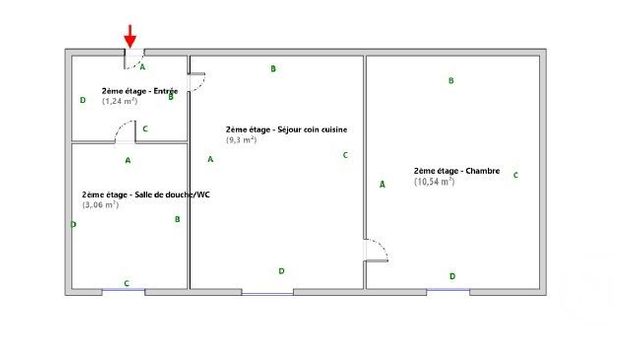 Appartement F2 à louer - 2 pièces - 24.14 m2 - PARIS - 75012 - ILE-DE-FRANCE - Century 21 Agence De La Mairie