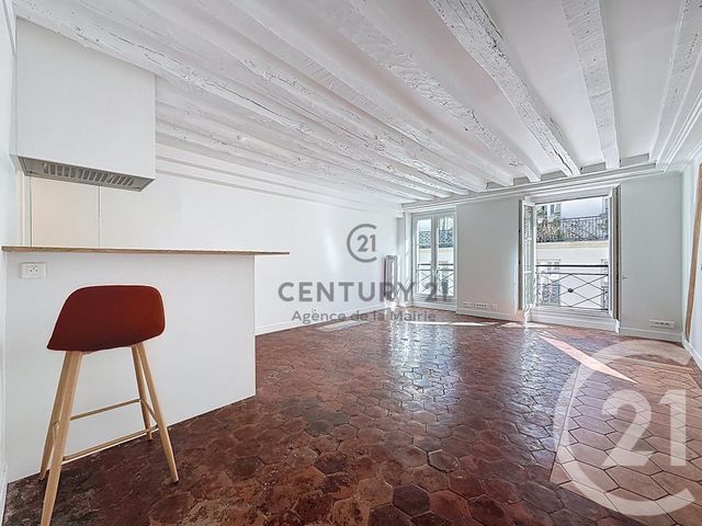 Appartement F1 à louer - 1 pièce - 30.94 m2 - PARIS - 75009 - ILE-DE-FRANCE - Century 21 Agence De La Mairie