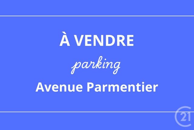 Parking à vendre PARIS