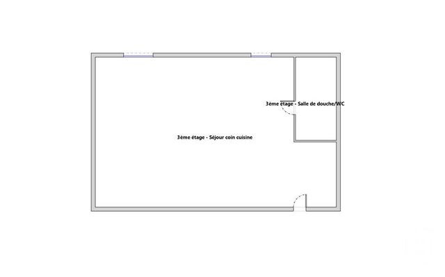Appartement F1 à vendre - 1 pièce - 18.94 m2 - PARIS - 75011 - ILE-DE-FRANCE - Century 21 Agence De La Mairie