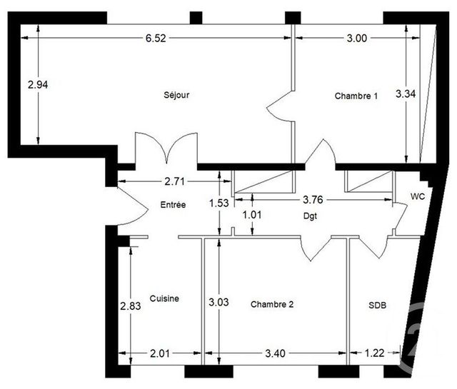 appartement - PARIS - 75020